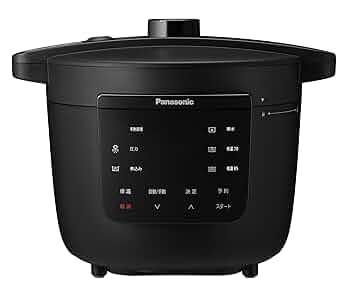 Amazon | パナソニック 電気圧力鍋 3.9L 最大6人分 圧力/低温